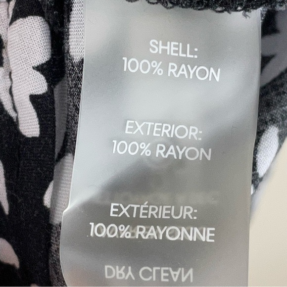 Calvin Klein Floral Faux Wrap Dress - Picture 10 of 10